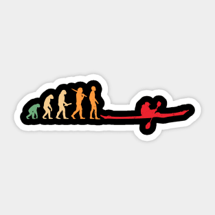 kayaking Sticker